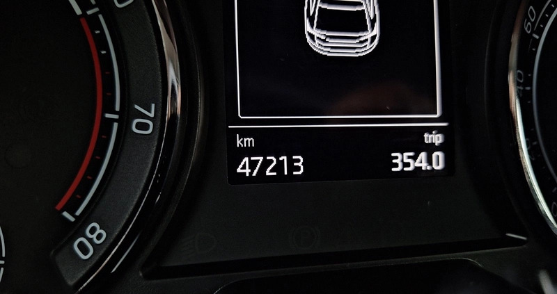 Skoda Fabia cena 66900 przebieg: 47213, rok produkcji 2022 z Węgrów małe 781